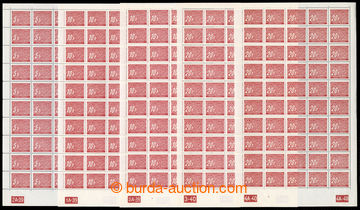214621 - 1939 COUNTER SHEET / Pof.DL1-3, values 5h, 10h and 20h in/at