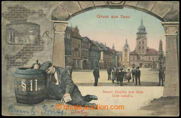 214625 - 1905 ŽATEC (Saaz) - Saazer Hopfen and Malz Gott erhalt´s, 