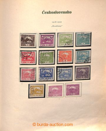 214696 - 1918-1939 [SBÍRKY]  generální raz. sbírka na listech v p