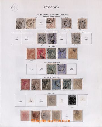 214807 - 1873-1899 [SBÍRKY]  menší sbírka na 4 listech, série Al