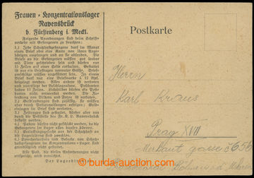 214845 - 1941 FRAUEN C.C. RAVENSBRÜCK  preprinted postcard with info