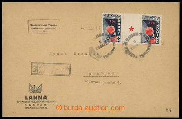 214902 - 1945 UZHHOROD / commercial Reg letter sent in the place fran