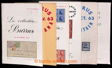 214981 - 1962-1967 BURRUS MAURICE - 6 aukčních katalogů (Robson Lo