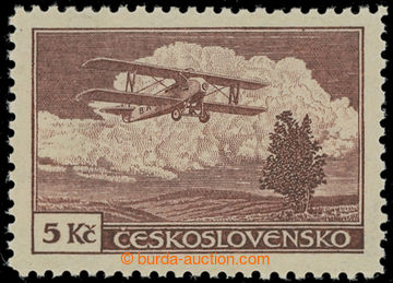 215523 -  Pof.L12Aa, Definitive issue 5CZK light brown with rare perf