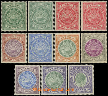 215646 - 1908-1917 SG.41-50 + SG.51, Seal ½P - 2Sh and George V. 5Sh