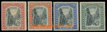 215654 - 1901-1903 SG.58-61, Stairways 1P - 3Sh, complete set of 4 st