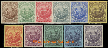 215695 - 1916-1919 SG.181-191, Seal ¼P - 3Sh, complete set of 11, wm