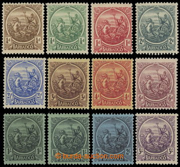 215700 - 1921-1924 SG.213-228, Pečeť ¼P - 3SH, kompletní série, 