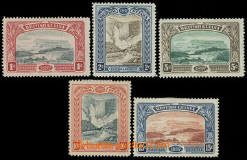 215718 - 1898 SG.216-221, Jubilee 1C - 15C, complete set of 5 stamps,