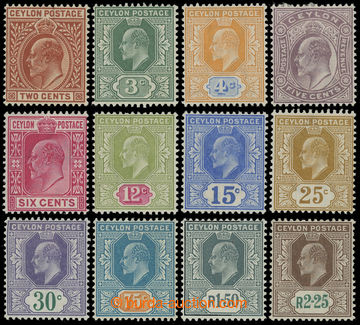 215819 - 1903-1905 SG.265-276, Edward VII., 2C - 2,25R, complete set 