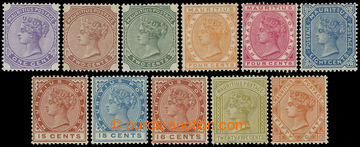 215835 - 1883-1894 SG.101-111, Viktorie 1C - 50C, kompletní řada 11