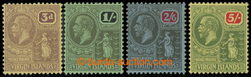 215861 - 1922-1928 SG.82-85, George V. 3P-5Sh; complete set, c.v.. £