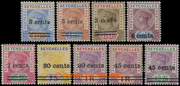 215865 - 1901-1902 SG.37-40 + 41-45, Victoria 3C/10C - 6C/8C + Victor