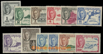 215869 - 1952 SG.136-147, George VI. 1C - $4.80; complete set, $2.40 