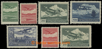 215931 -  Pof.L7A-14A, Definitive issue, complete set of with line pe