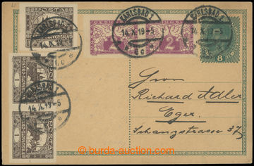 216014 - 1919 CPŘ3, Austrian parallel PC Charles 8h used last day of