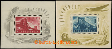 216075 - 1948 Mi.Bl.12+13, souvenir sheets Bridges; mint never hinged