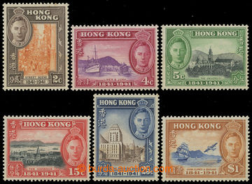 216108 - 1941 SG.163-168, George VI. - Landscape 2c - $1, complete se