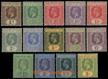 216112 - 1922-1927 SG.228-241, George V., ¼P - 5Sh, complete set of 
