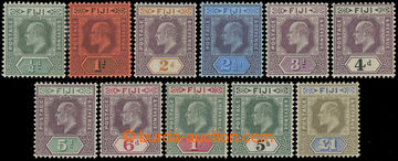 216114 - 1903 SG.104-114, Edward VII. ½P - £1, complete set of 11 s