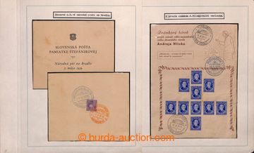 216218 - 1939-1943 [SBÍRKY]  sbírka na 23 albových listech s pamě
