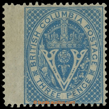216266 - 1867 SG.22, Coat of arms 3P pale blue; nice piece with origi