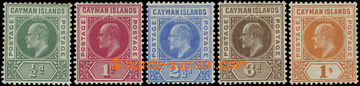 216350 - 1905 SG.8-12, Edward VII.  ½P - 1Sh, complete set of 5 stam