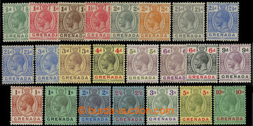 216420 - 1921-1931 SG.112-119, 121-134, Jiří V. ½P - 10Sh, komplet