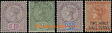 216427 - 1889-1891 SG.27-39, Victoria 1P - 2½P, complete set of 3 st