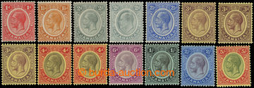 216431 - 1912-1920 SG.58-67, Edvard VII. 1P - 5Sh, kompletní řada 1