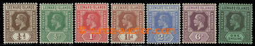 216446 - 1921-1932 SG.81-87, SG.58-80, Jiří V., ¼P - 1Sh, kompletn