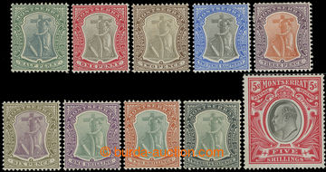 216449 - 1903 SG.14-23, Alegorie a Edvard VII. ½P - 5Sh, kompletní 