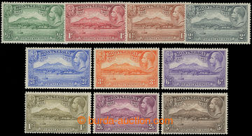 216456 - 1932 SG.84-93, 300 years of settlement ½P - 5Sh, complete s