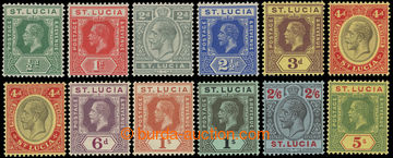 216471 - 1912-1921 SG.78-88, Jiří V. ½P - 5Sh, kompletní série +