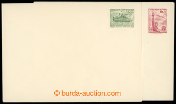 216493 - 1955-1956 COB7 + COB9,  nepoužité celinové obálky, 1. sp