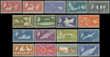216666 - 1963-1969 SG.1-16, Elizabeth II. ½P - £1, complete set of 