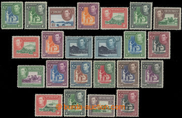 216691 - 1949-1952 SG.164-177, Jiří VI. - Motivy, 1C - $4,80, kompl