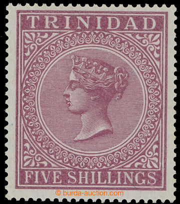 216693 - 1894 SG.113, Victoria 5Sh chestnut, wmk Crown CA; hinged, c.