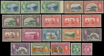 216700 - 1938-1944 SG.246-256, George VI. - Landscape 1C - $4,80, com