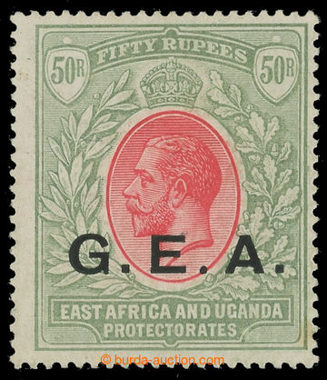 216727 - 1917-1921 SG.62, George VI. 50R overprint G.E.A. carmine / g