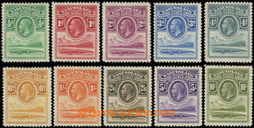 216767 - 1933 SG.1-10, George V. ½P - 10Sh, complete set of 10 stamp