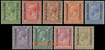 216774 - 1913-1924 SG.73-82, britské Jiří V., ½P - 1Sh, kompletn
