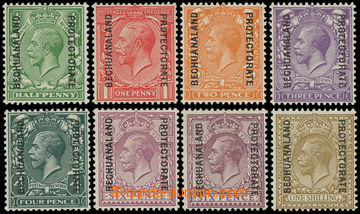 216777 - 1925-1927 SG.91-98, Brit. George V., ½P - 1Sh, complete set