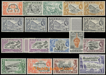 216801 - 1953-1958 SG.69-80, Motives, ½P - £1, complete set of 13 s