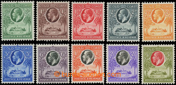 216814 - 1928 SG.103-112, George V. - Christiansborg, ½P - 5Sh, comp