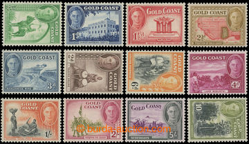 216815 - 1948 SG.135-146, George VI. - Motives, ½P - 10Sh, complete 