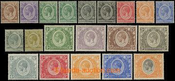 216822 - 1922-1927 SG.76-95, George V., 1C - £1, set of 20 stamps, w