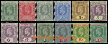 216839 - 1910-1911 SG.28-39, Edward VII., ½P - 10Sh, complete set of