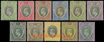 216842 - 1903-1904 SG.10-20, Edward VII., ½P - £1, complete set of 