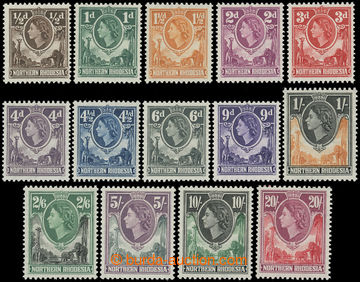 216851 - 1953 SG.61-74, Elizabeth II. - ½P - 20Sh, complete set of 1
